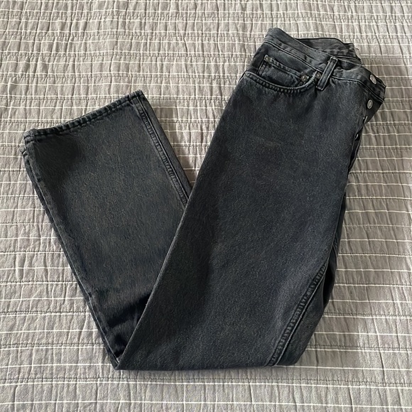 Agolde Mid Rise Relaxed Boot - Picture 6 of 7